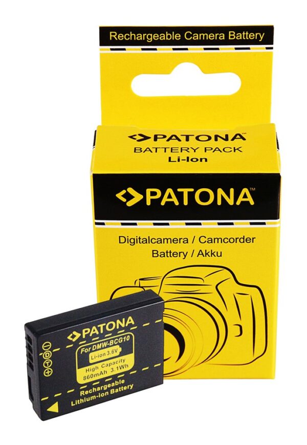 Battery Panasonic Lumix DMC-TZ6 TZ7 ZS1 ZS3 DMW-BCG10E