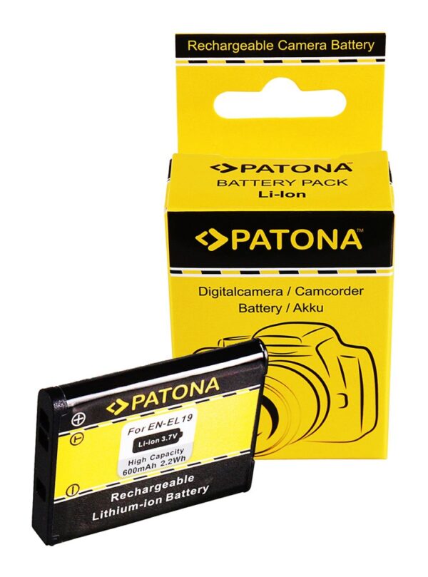 Battery Nikon CoolPix S4100 S3100 S2500 EN-EL19 ENEL19