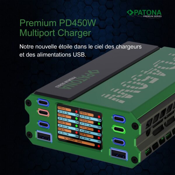 Premium PD450W Multiport Charger