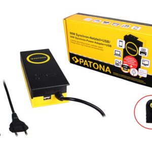 90W Synchron Adapter 4,8x1,7x12mm 19V incl. USB Output 2,1A