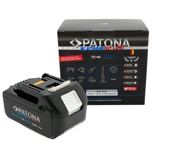 Platinum 18V Makita BL1850 battery Makita LXT series with USB-C PD65W input and output